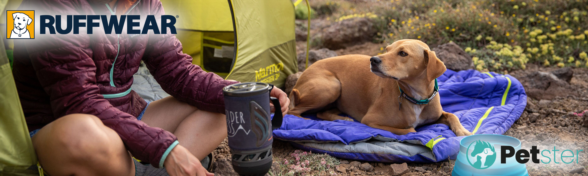 Ruffwear Stylish Dog Beds for camping or hiking PETSTER